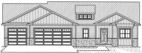 2386 Scheuring Rd. Lawrence - Front Elevation