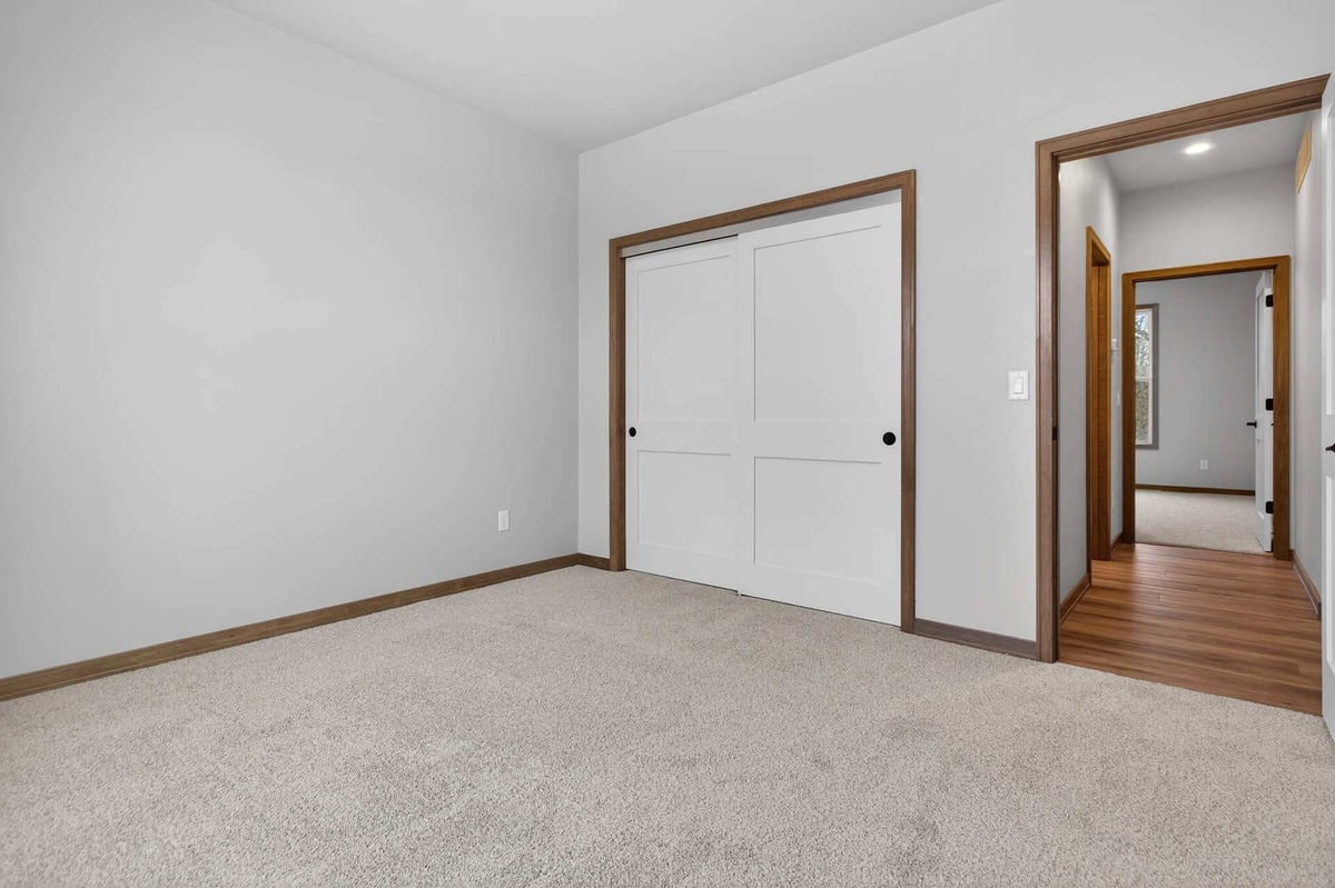 Bed Front Bedroom Closet