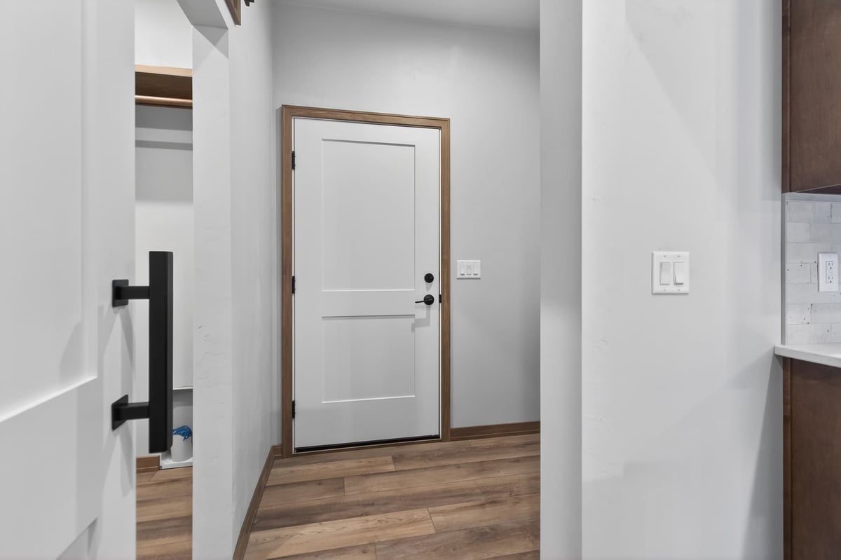 Mudroom Rear Door