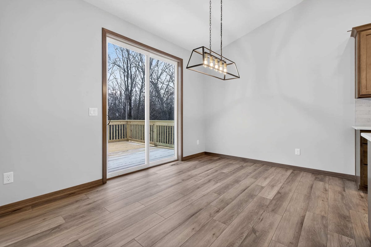 Dining and patio door