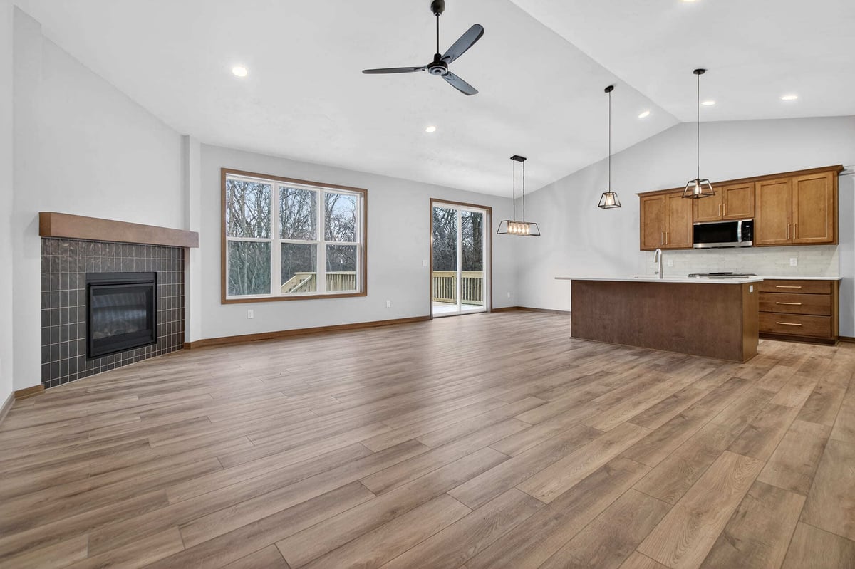 Living Dining Kitchen