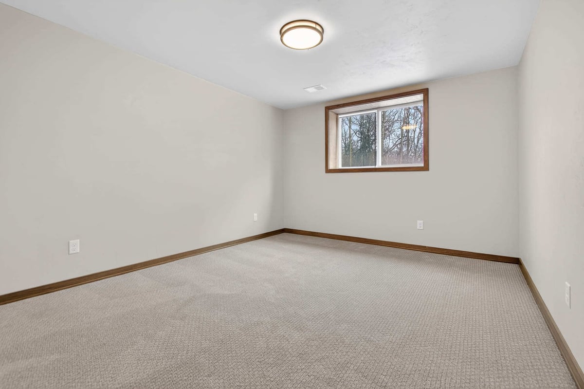 Lower Level Bedroom Egress Window