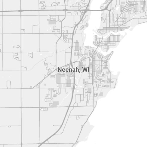 Neenah, WI neighborhood map