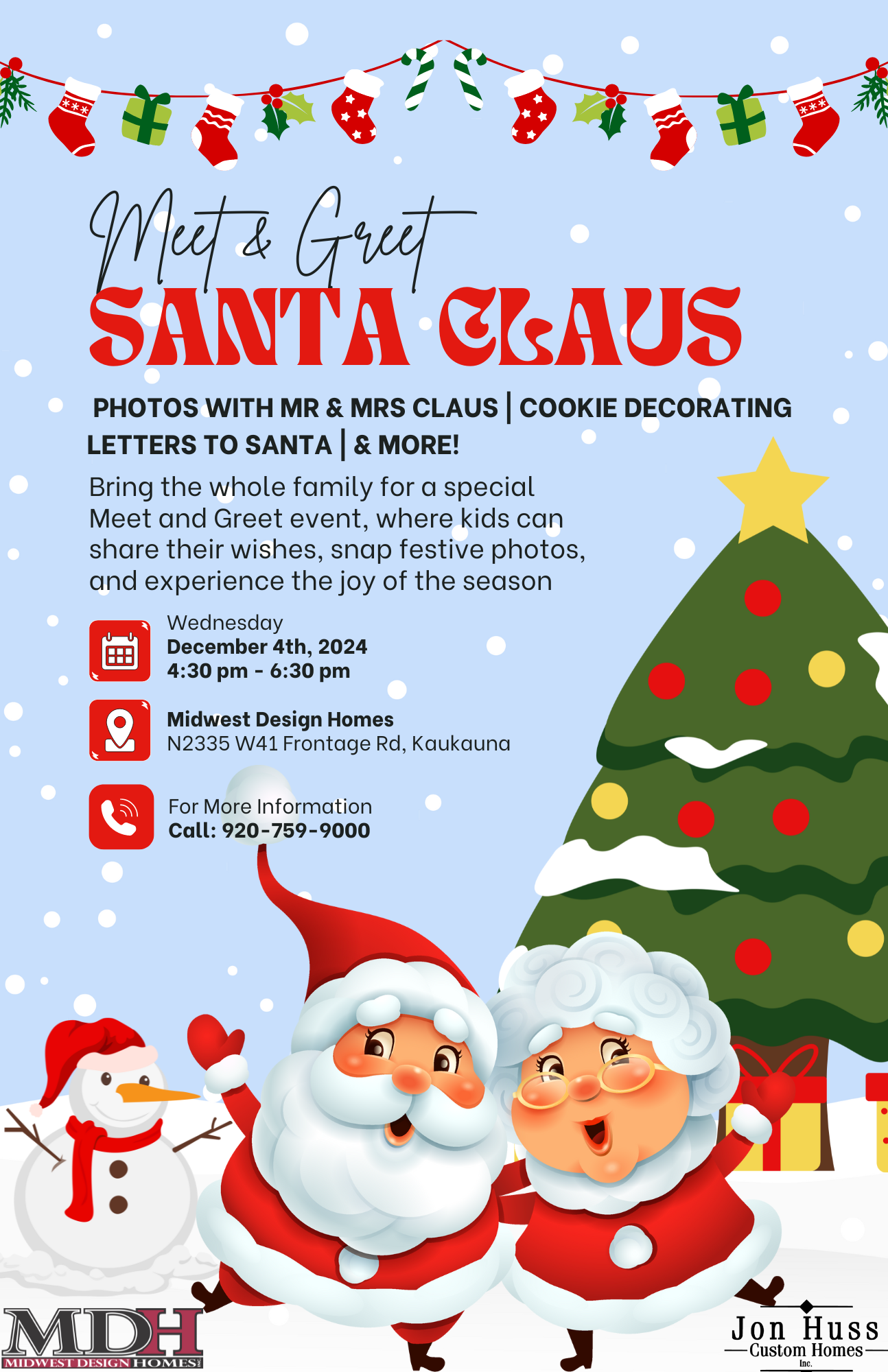 Photo's with Santa at the Design Center